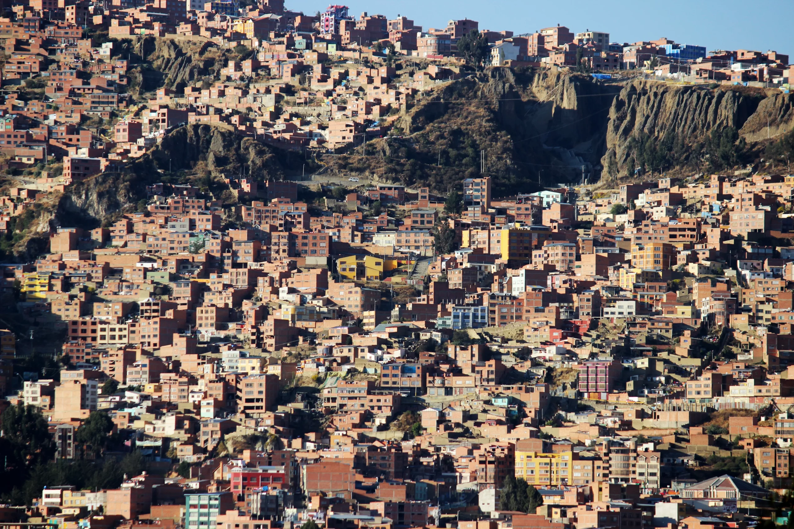 Vue panoramique de La Paz Bolivie photographie urbaine
