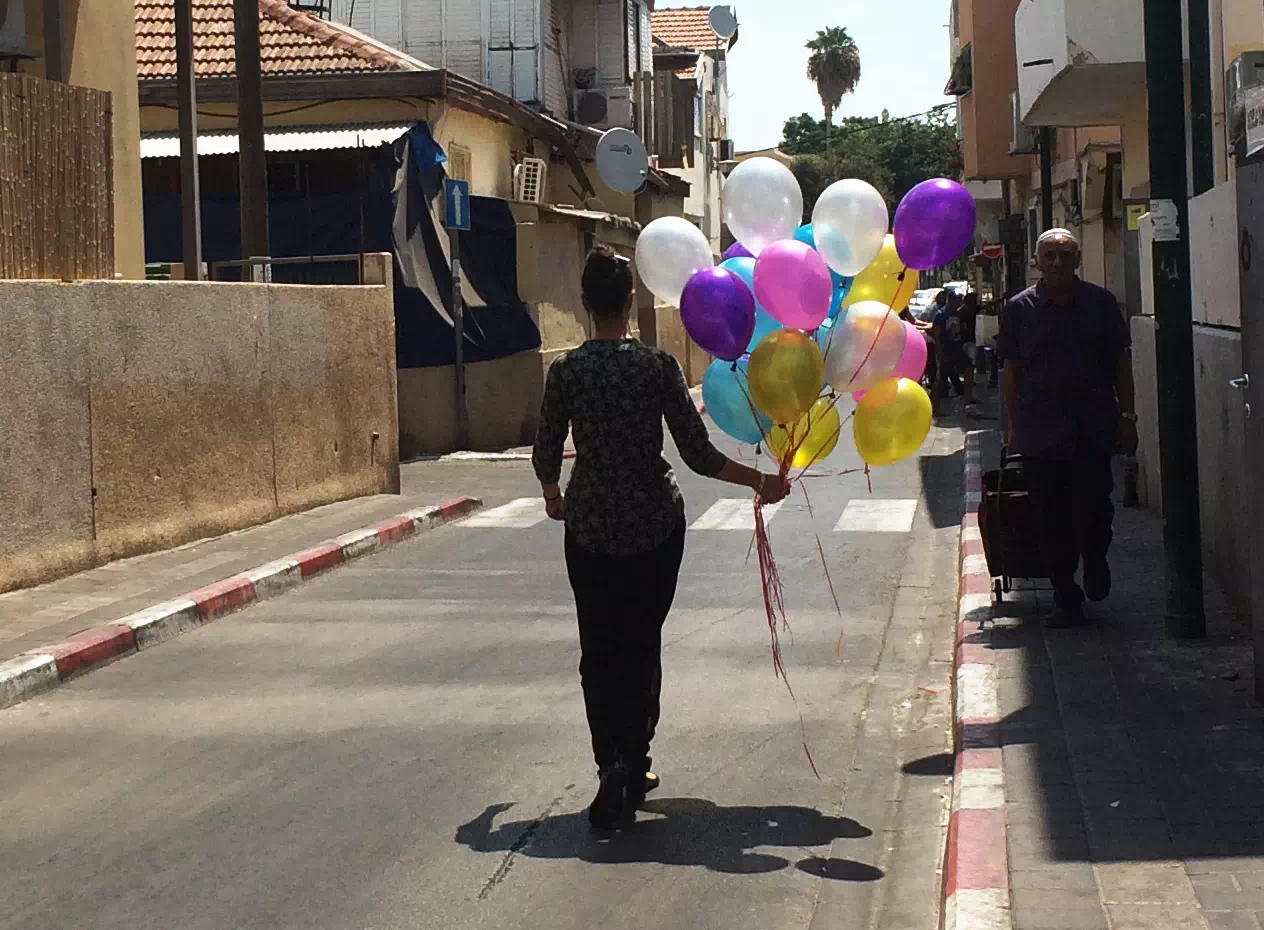 photographies d'Israël Une rue dans le quartier Neve Tsahal, Tel Aviv