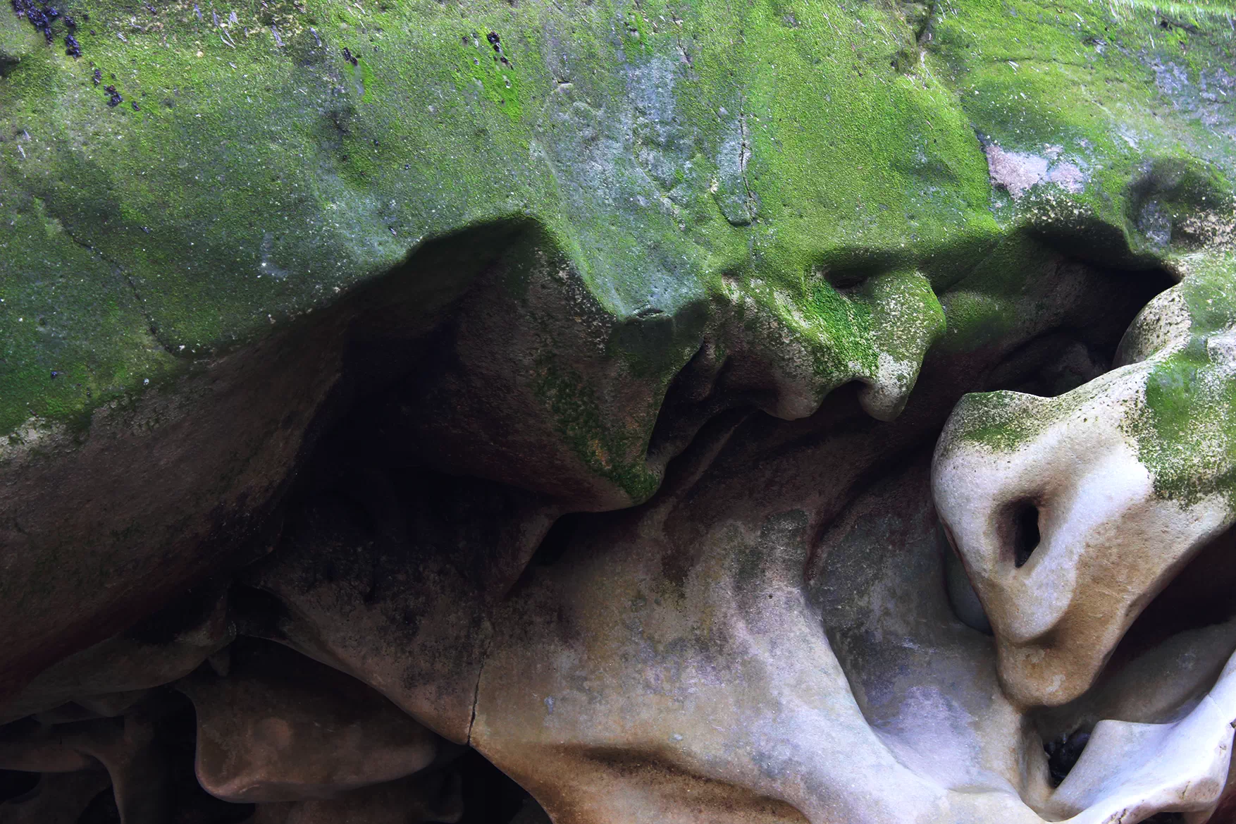 photographie plage normandie abstrait minéral roche sable