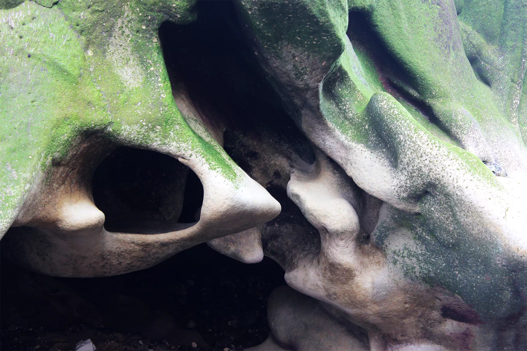 photographie plage normandie abstrait minéral roche sable