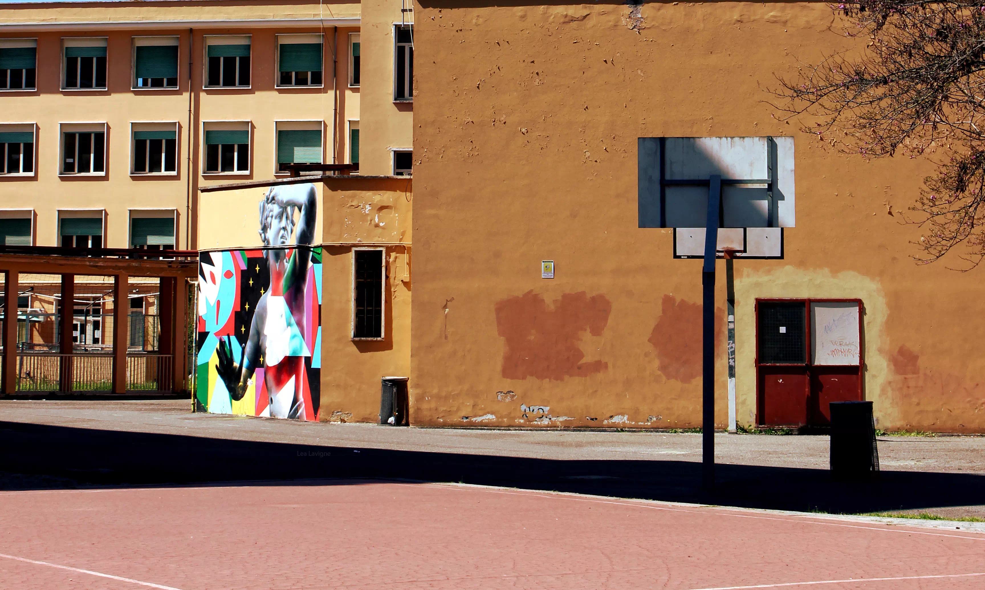 photographies d'Italie Cour d'école, Rome